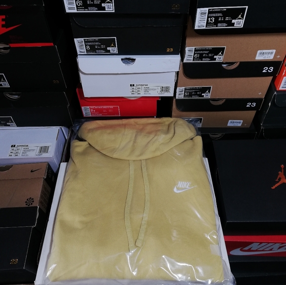 NIKE AIR CLUB PULLOVER HOODIE MEN'S US SIZE MEDIUM MINT CONDITION "USED ITEM" - Picture 10 of 11